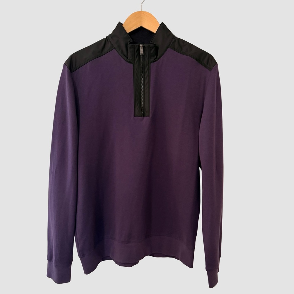 Boss Hugo Boss Sidney 1/4 Zip Long Sleeve Pullover Sweater